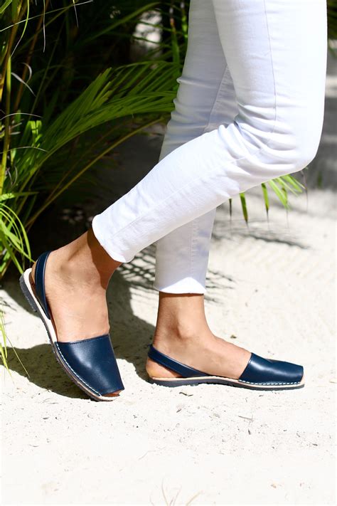 navy blue designer sandals